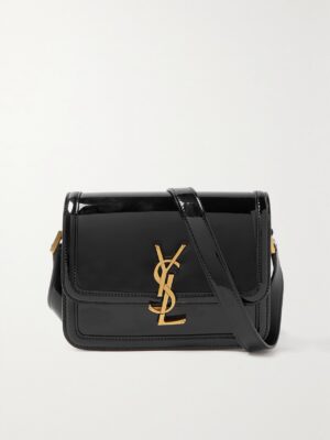 SAINT LAURENT Solferino Vernis Lock Logo + Brand Box , size 24*16