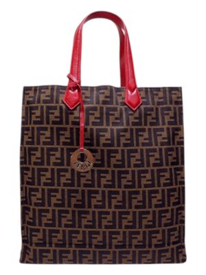 FENDI Zucca Tote Canvas  + Brand Box , size 35*36