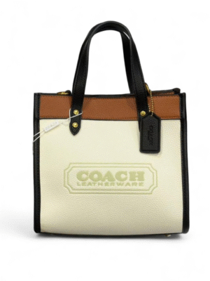 Coach cream Field  Tote 22   + Brand Box , size 23*22
