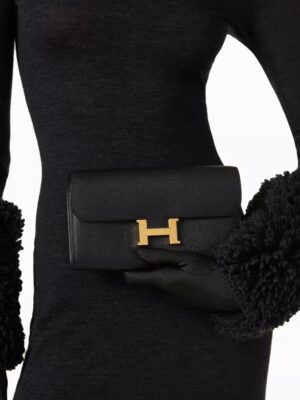 Hermes Constance To Go Wallet in Epsom Leather 
 + Brand Box , size 20*14