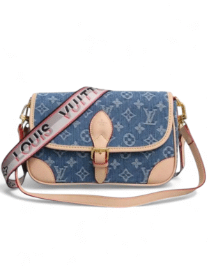 Louis Vuitton Diane Denim + Brand Box , size 25*17