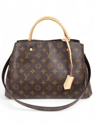 LOUIS VUITTON MONOGRAM MONTAIGNE MM  + Brand Box ,  Size 35*24.