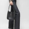 SAINT LAURENT LE5 A7 LEATHER HOBO BAG + Brand Box , size 22*22 - Thumbnail Image 6
