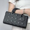 Christian Dior Medium Lady D Joy Bag Black Ultramatte  + Brand Box , size 27*15 - Thumbnail Image 2