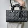 Christian Dior Medium Lady D Joy Bag Black Ultramatte  + Brand Box , size 27*15 - Thumbnail Image 6