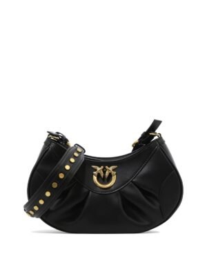 Pinko
Pinko Half Moon Logo Plaque Shoulder Bag + Brand Box