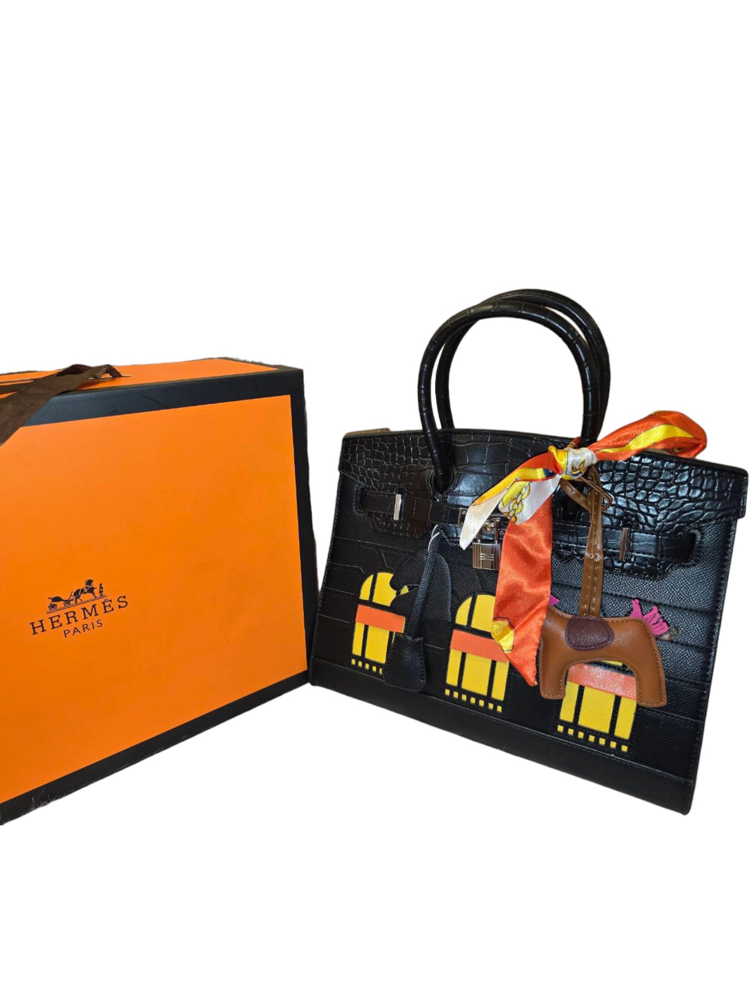 ⁦HERMES Faubourg 30 Limited Edition  Birkin  + Brand Box , Size  30x23⁩ - الصورة ⁦13⁩