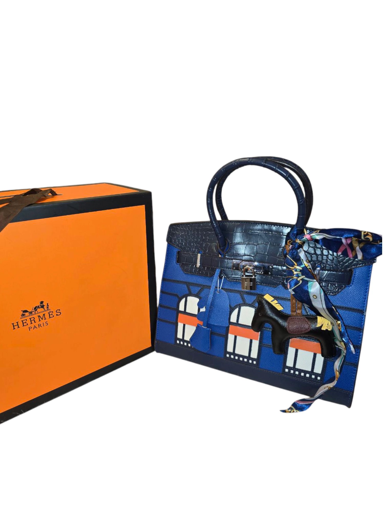 ⁦HERMES Faubourg 30 Limited Edition  Birkin  + Brand Box , Size  30x23⁩ - الصورة ⁦15⁩