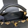 Louis Vuitton Taurillon Embellished Flower Crown Capucines PM Black + Brand Box , size 27*17 - Thumbnail Image 5