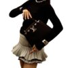 Louis Vuitton Smooth Calfskin Flowers Capucines PM Black  + Brand Box , size 27*17 - Thumbnail Image 10