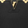 Louis Vuitton Taurillon Embellished Flower Crown Capucines PM Black + Brand Box , size 27*17 - Thumbnail Image 6