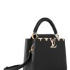 Louis Vuitton Smooth Calfskin Flowers Capucines PM Black  + Brand Box , size 27*17 - Thumbnail Image 2