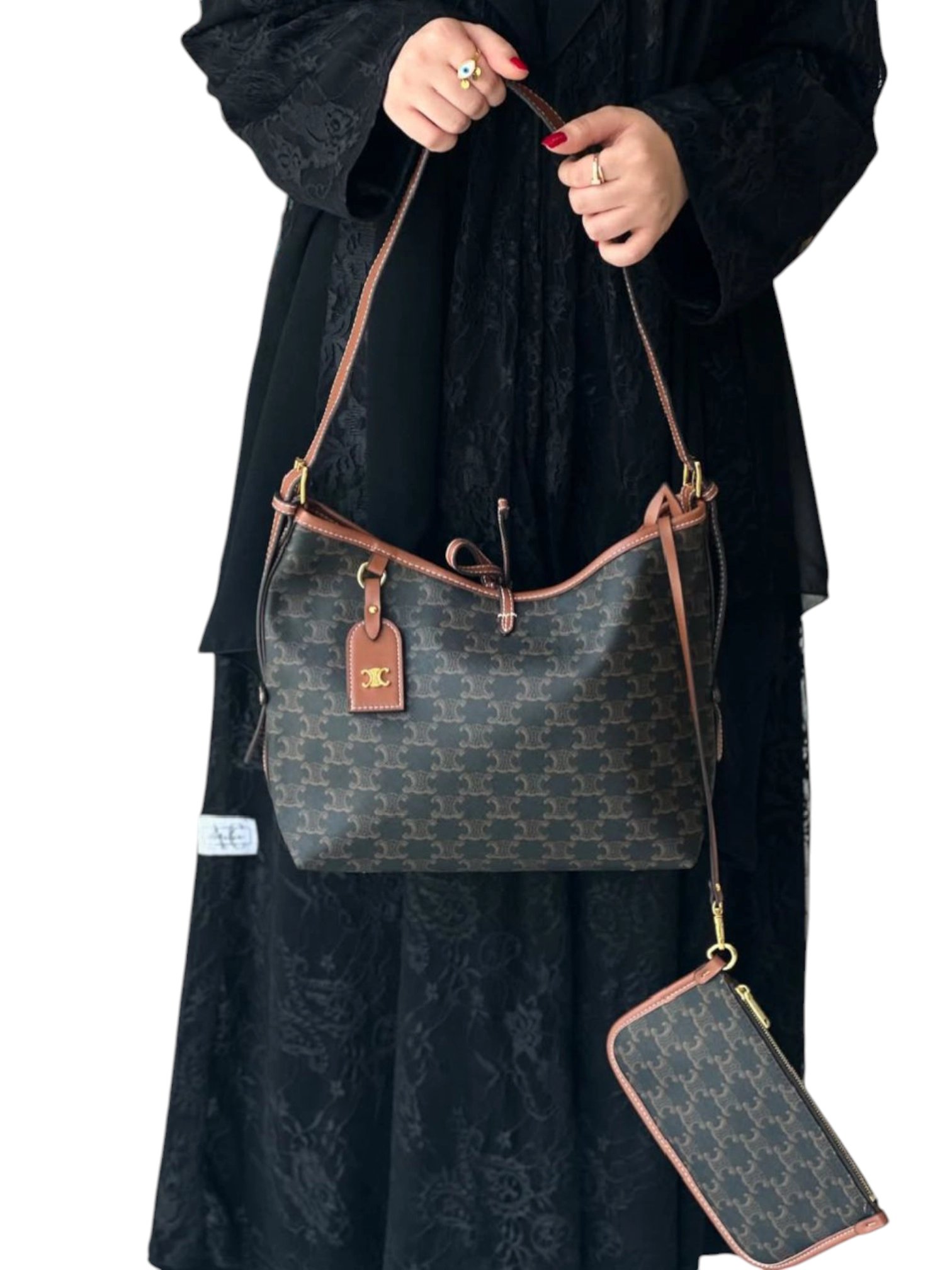 ⁦Celine Hobo carryall + Brand Box , size 35*21⁩ - الصورة ⁦6⁩