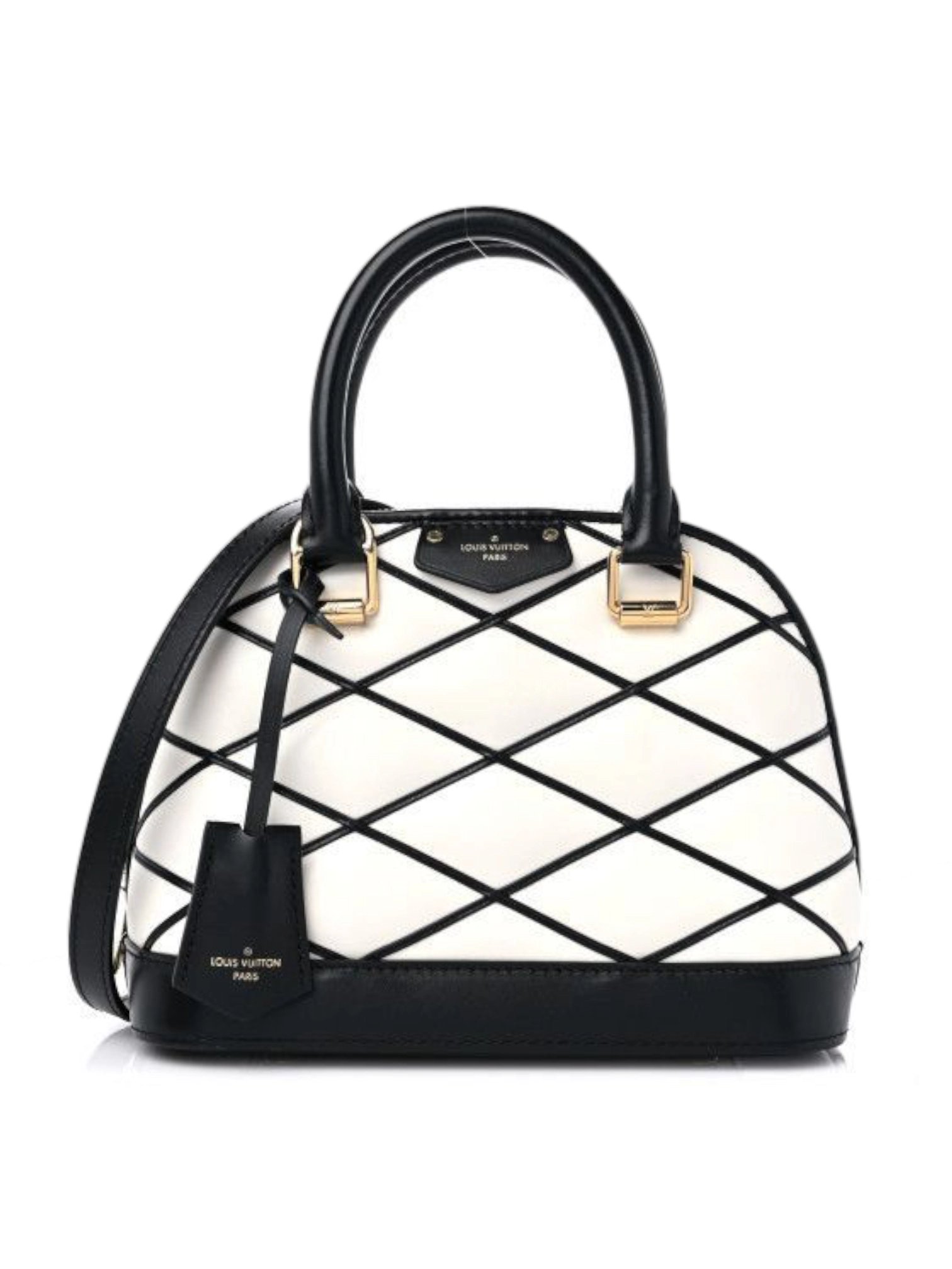 ⁦Louis Vuitton Alma Malletage White BB  , size 26*17⁩ - الصورة ⁦1⁩