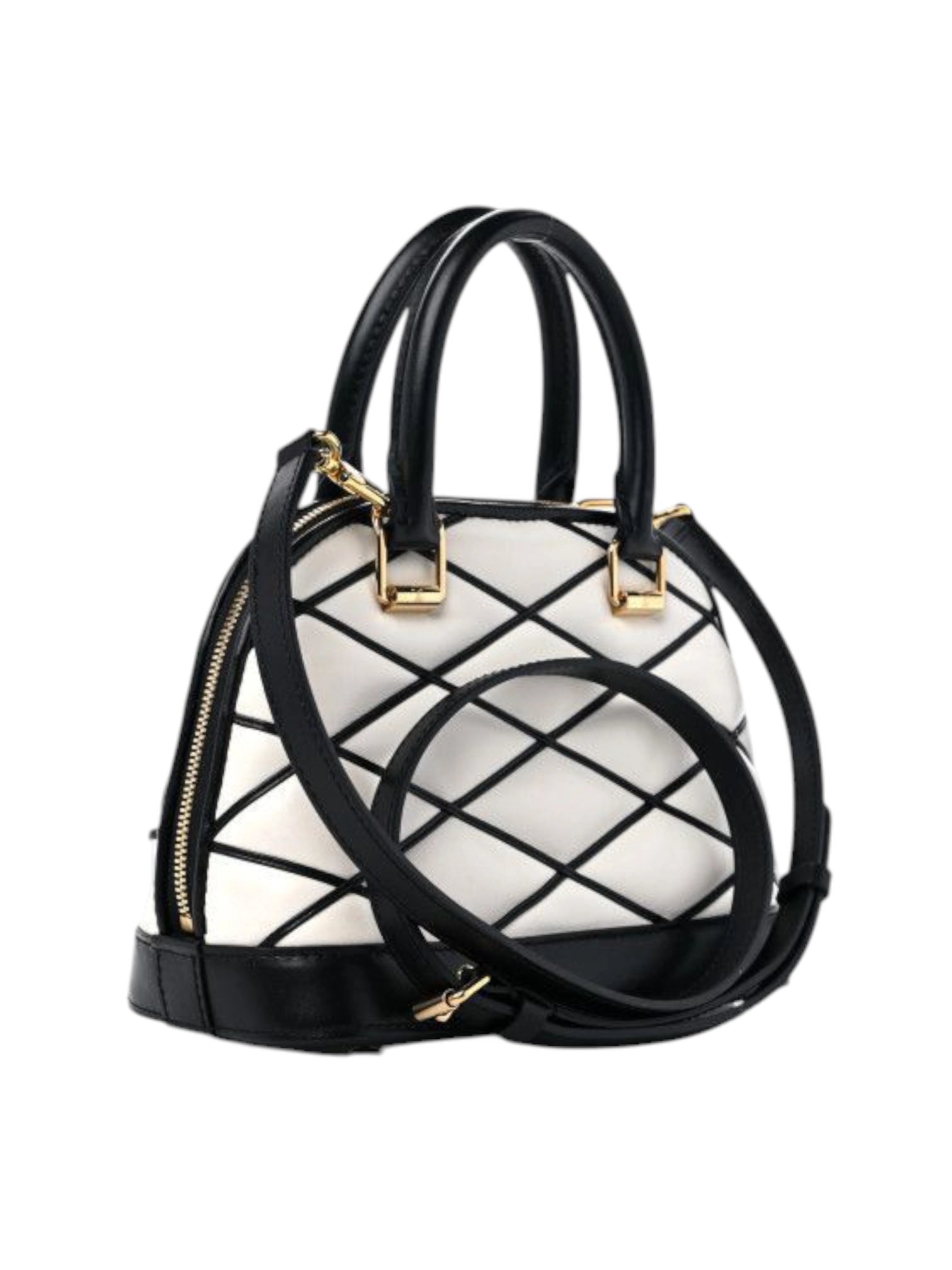⁦Louis Vuitton Alma Malletage White BB  , size 26*17⁩ - الصورة ⁦2⁩