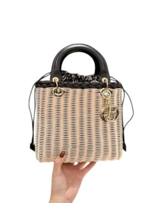 Christian Dior 
Wicker Oblique  Lady D Joy Bag    +  Brand Box , size 21*19