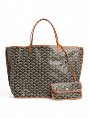 Goyard Goyardine  Reversible Anjou GM tote  Double face + Dust Cover , size 28*47