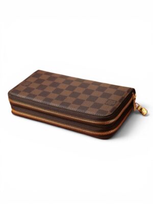 Louis Vuitton Clemence wallet Double Zipper +  Brand Box , size 19*9