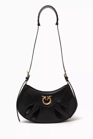 Pinko
Pinko Half Moon Logo Plaque Shoulder Bag + Brand Box , size 25*15