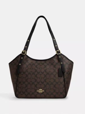 Coach Meadow Shoulder Bag In Signature , size 30*35