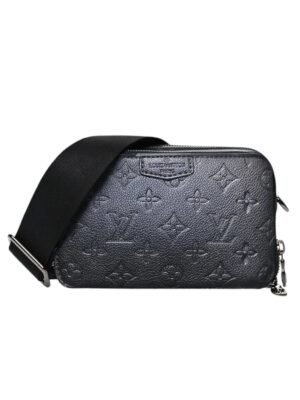 Louis Vuitton Monogram Eclipse Shoulder Bag Black + Brand Box , size 17*12
