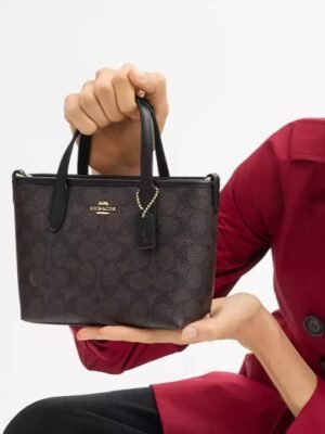 Coach mini city tote + Brand Box , size 22*16