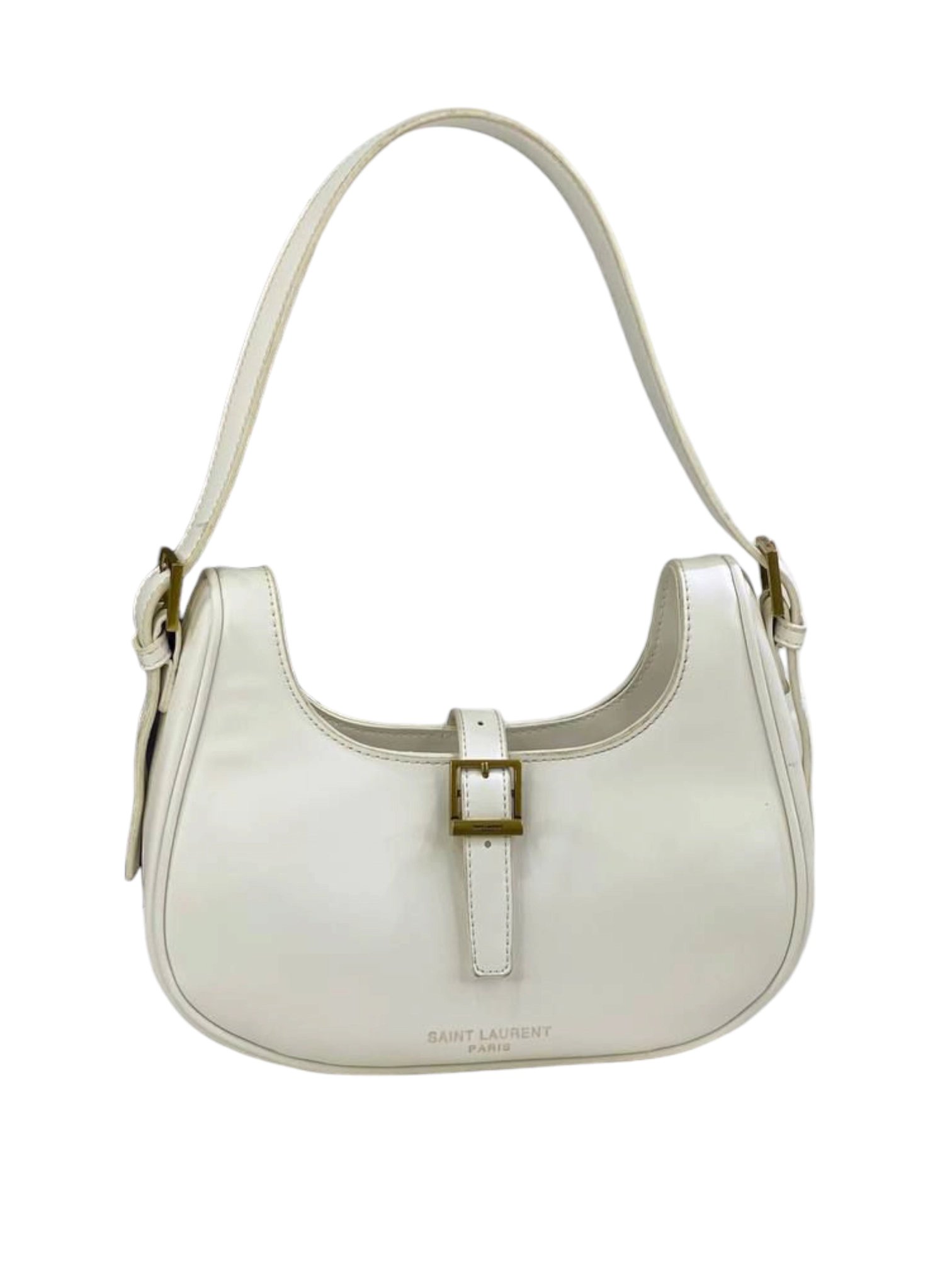 ⁦SAINT LAURENT Le Fermoir Hobo + Brand Box , size 23*19 .. BFR⁩ - الصورة ⁦13⁩
