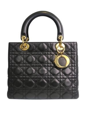 Christian Dior Medium  Cannage Lady Dior + Brand Box , size 24*19