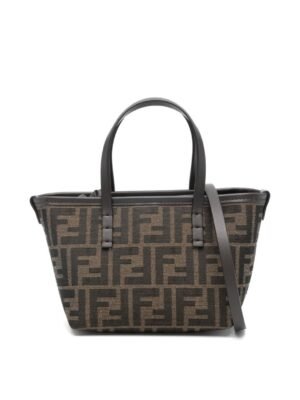 FENDIRoll FF Jacquard Mini Tote Bag + Brand Box , size 24*15