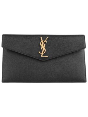 SAINT LAURENT Uptown Pouch Clutch  + Brand Box , size  26x16