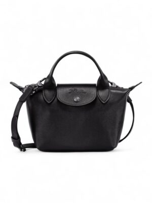 Longchamp Leather Le Pliage Cuir Mini + Dust cover , size 23*14