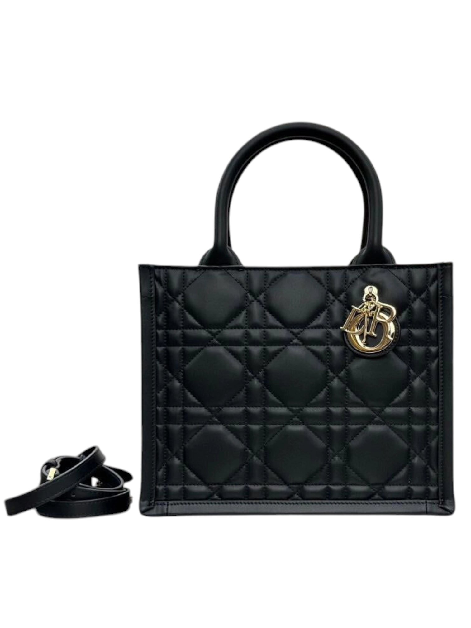⁦Small Dior Macro Cannage Small Book Tote  + Brand Box , size 26*21 .. BFR⁩ - الصورة ⁦1⁩