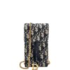 Christian Dior Saddle Vertical Phone Pouch Oblique Motif Canvas  + Brand Box , size 16*10 .. BFR - Thumbnail Image 1