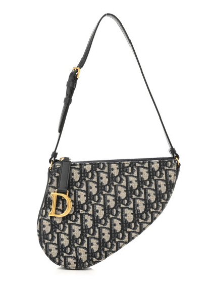 ⁦Christian Dior Oblique Saddle Rodeo Pouch + Brand Box , size 25*15 .. BFR⁩ - الصورة ⁦1⁩