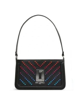 KARL LAGERFELD PARIS - Simone Ombre Heart Shoulder Bag , size 26*16 .. BFR