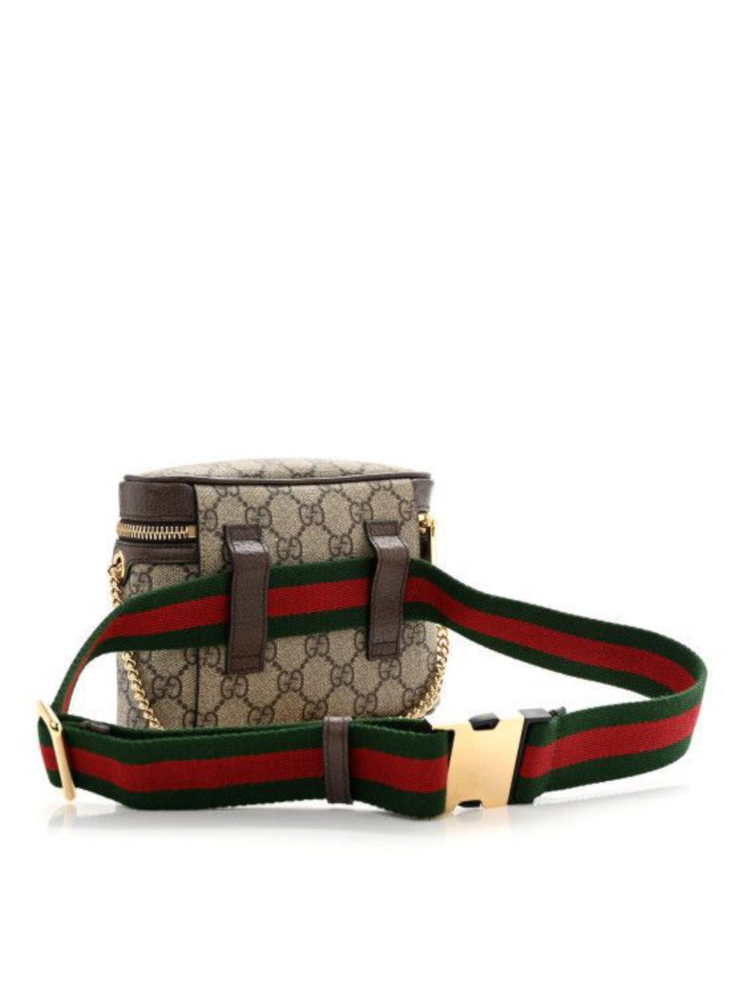 ⁦Gucci 
GG Supreme Monogram Web Ophidia Belt + Brand Box , size 16*12 .. BFR⁩ - الصورة ⁦4⁩