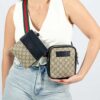 Gucci 
GG Supreme Monogram Web Belt Bag + Brand Box , size 17*15 .. BFR - Thumbnail Image 1