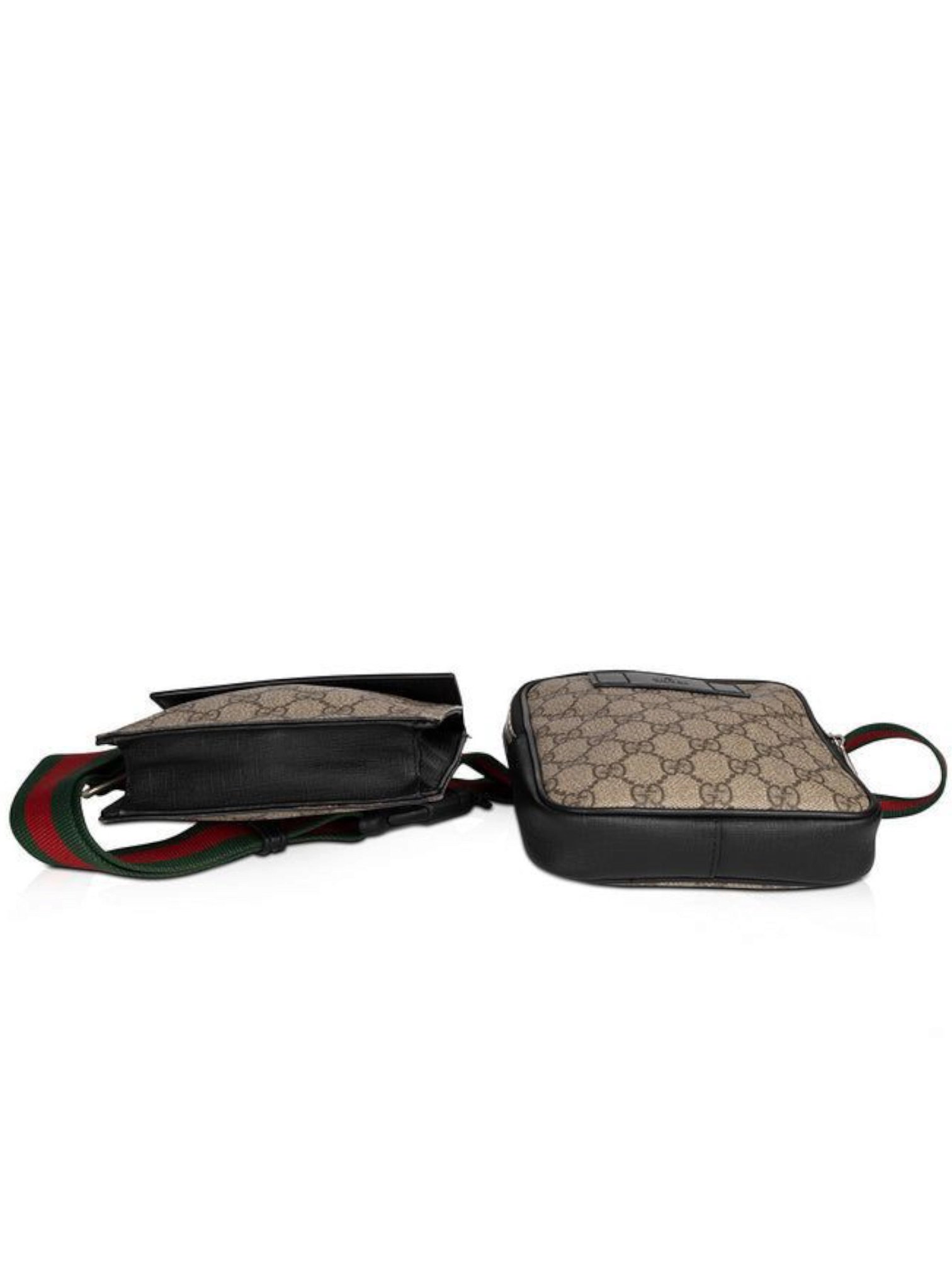 ⁦Gucci 
GG Supreme Monogram Web Belt Bag + Brand Box , size 17*15 .. BFR⁩ - الصورة ⁦4⁩
