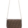 FENDI Wallet On Chain With Pouches in Zucca FF

 + Brand Box , size 23*13 .. BFR - Thumbnail Image 4