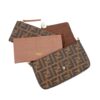 FENDI Wallet On Chain With Pouches in Zucca FF

 + Brand Box , size 23*13 .. BFR - Thumbnail Image 1