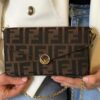FENDI Wallet On Chain With Pouches in Zucca FF

 + Brand Box , size 23*13 .. BFR - Thumbnail Image 6