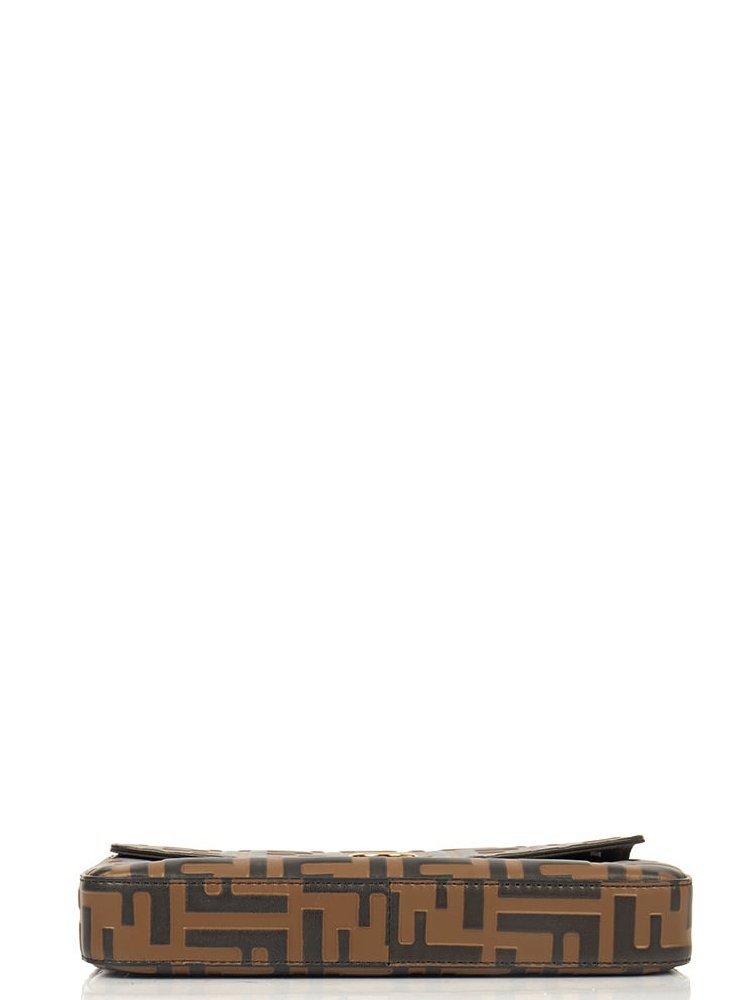 ⁦FENDI Wallet On Chain With Pouches in Zucca FF Leather 

 + Brand Box , size 23*13 .. BFR⁩ - الصورة ⁦5⁩