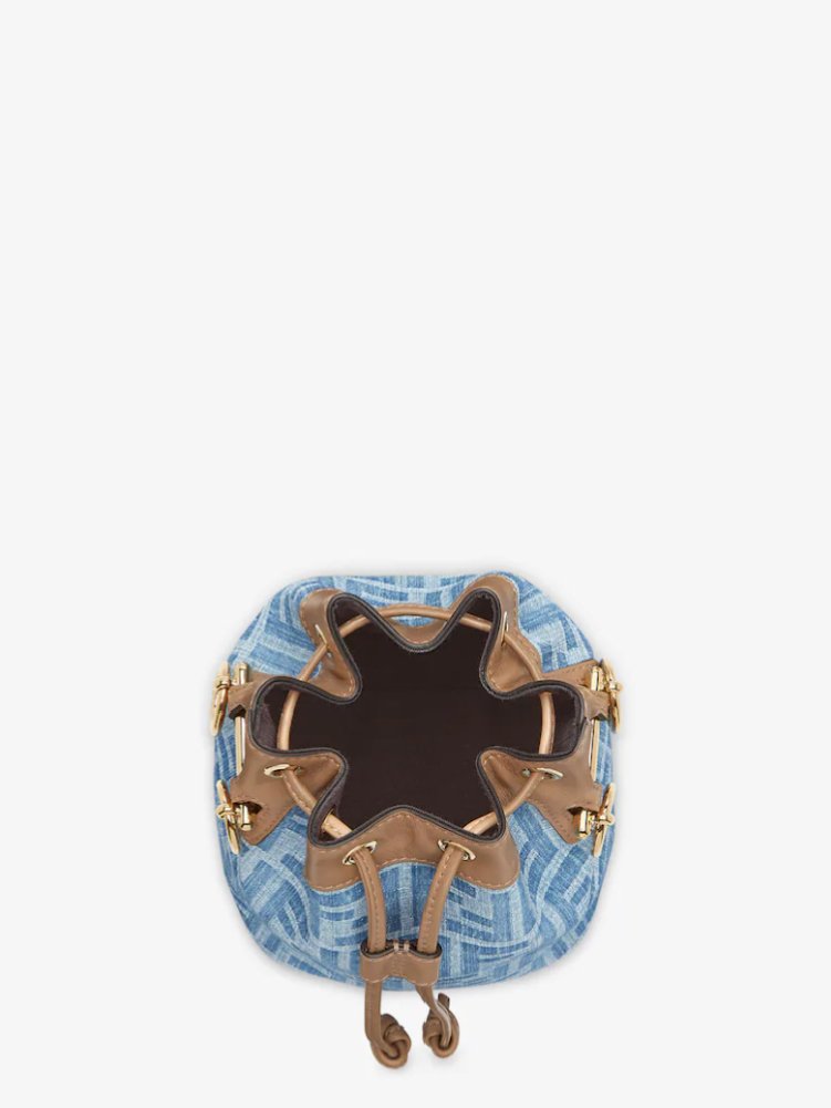⁦Fendi Mini 
mon tresor bucket bag + Brand Box , size 18*14 .. BFR⁩ - الصورة ⁦5⁩