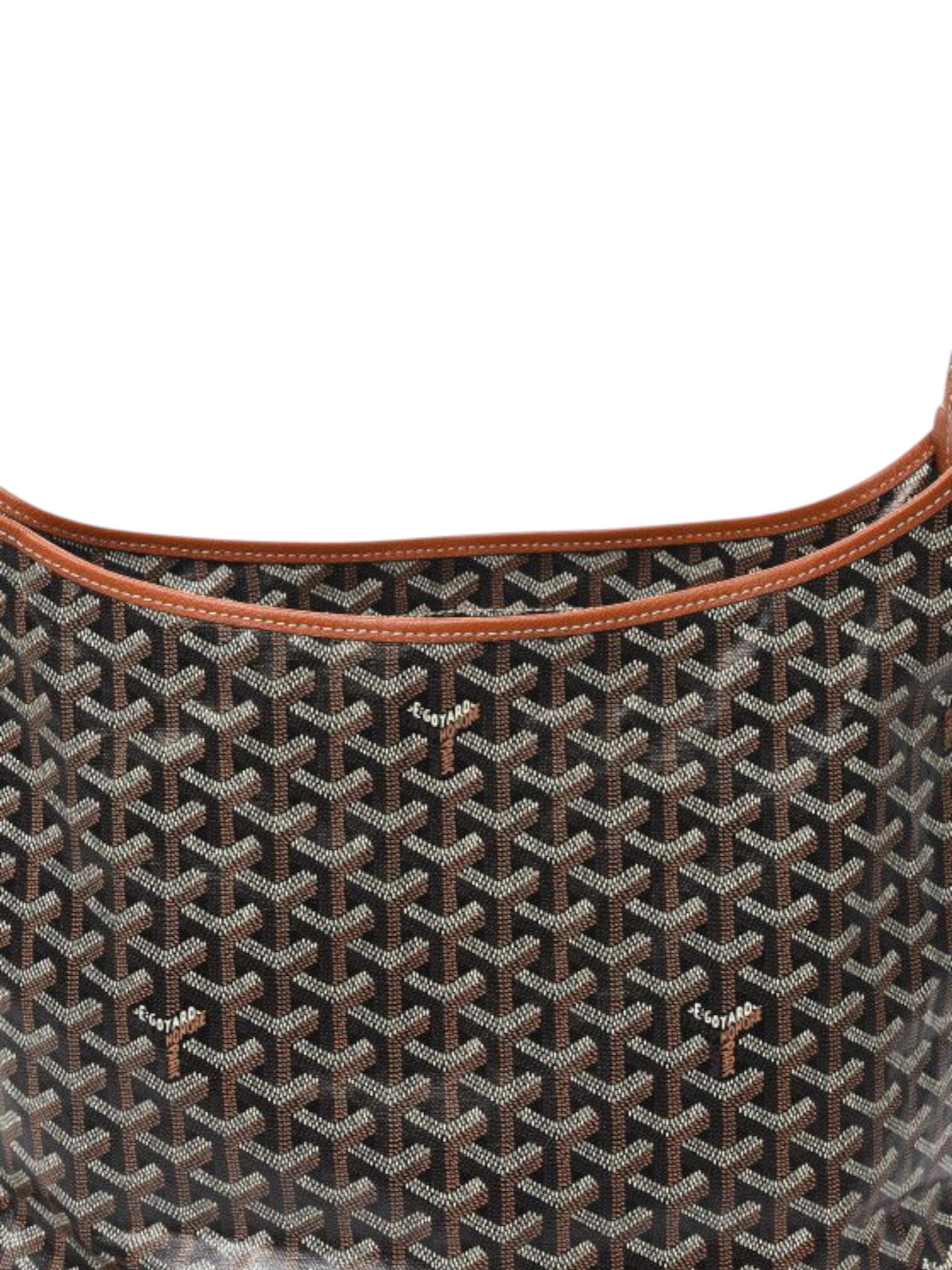 ⁦GOYARD Goyard Boheme Hobo Coated Canvas
 , size  38x28 .. BFR⁩ - الصورة ⁦4⁩
