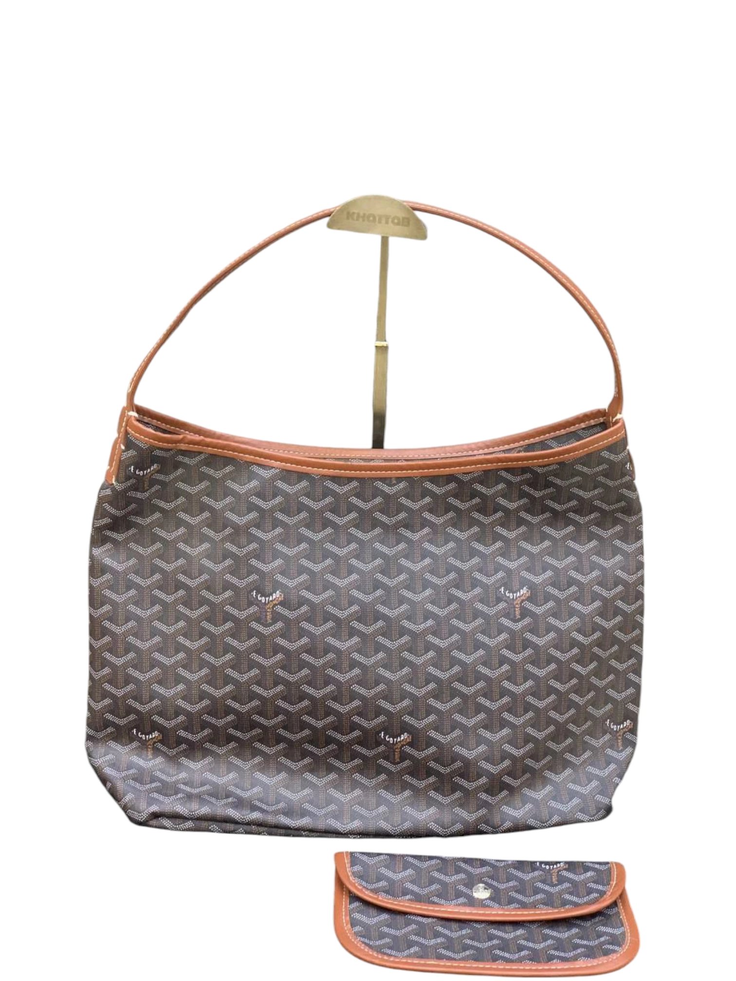 ⁦GOYARD Goyard Boheme Hobo Coated Canvas
 , size  38x28 .. BFR⁩ - الصورة ⁦9⁩