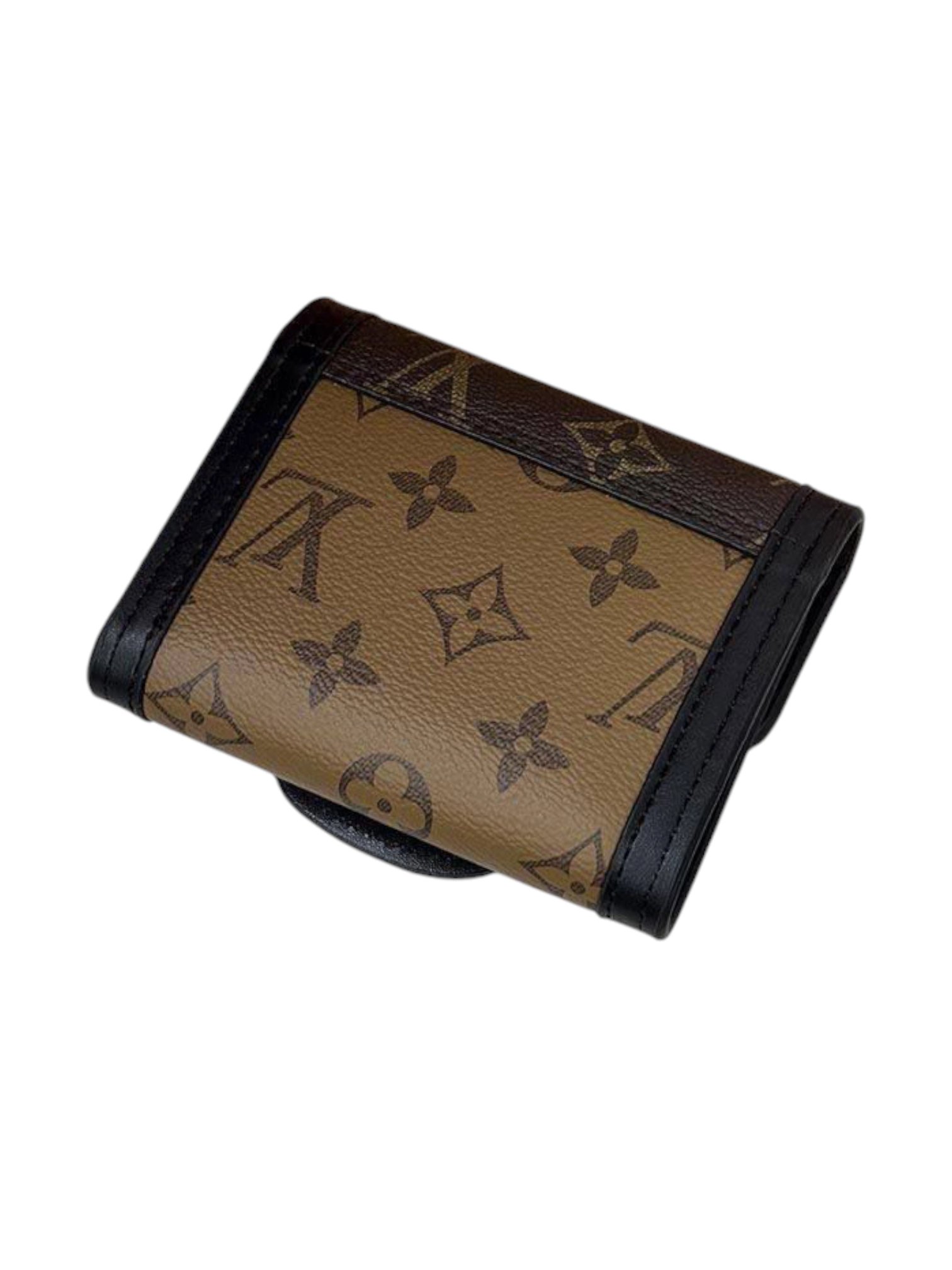 ⁦Louis Vuitton Monogram Reverse Trifold wallet + Brand Box⁩ - الصورة ⁦2⁩