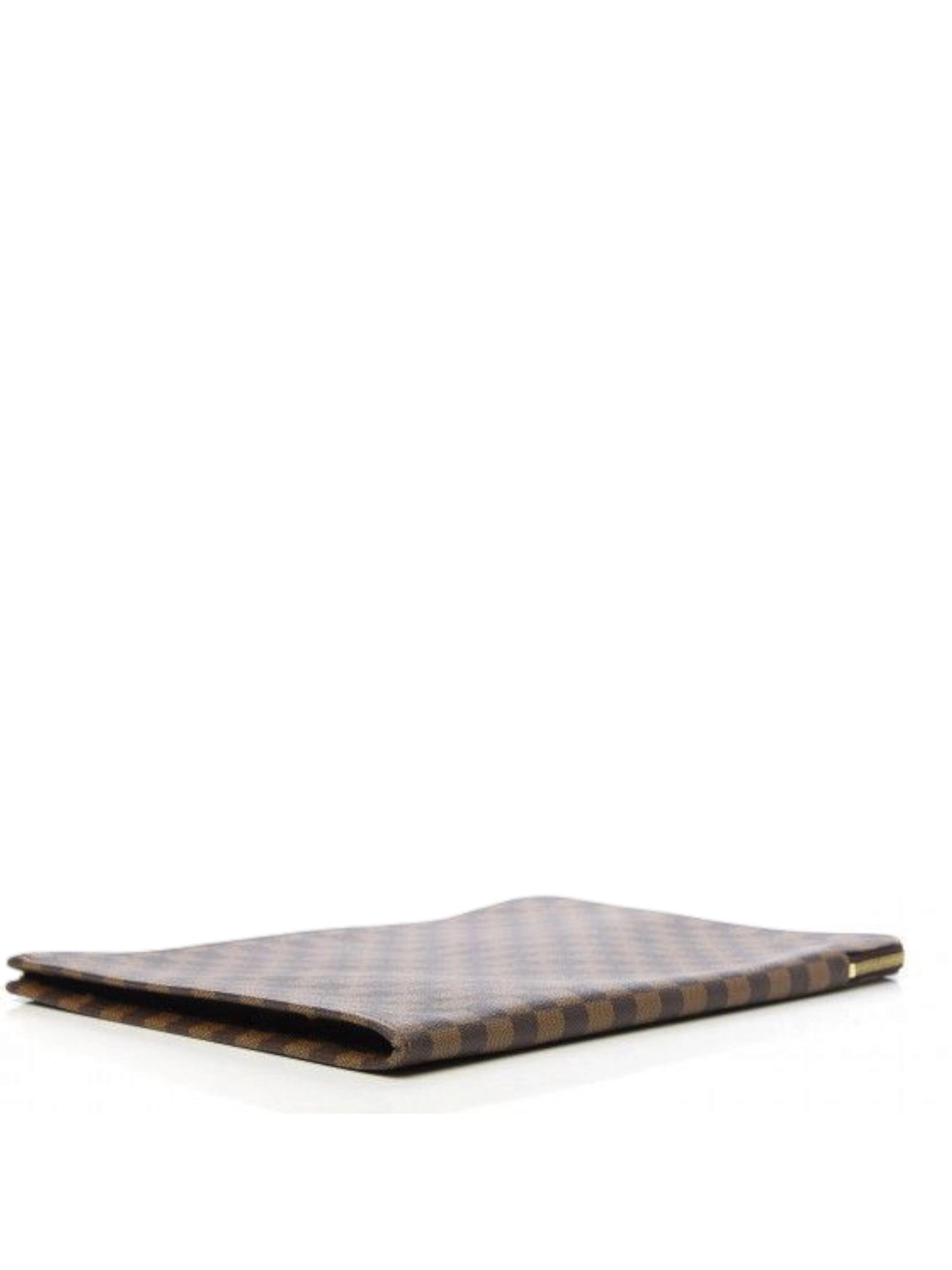 ⁦Louis Vuitton clutch Men's Women'sDamier Ebene Poche Documents & Laptop Portfolio Case + Brand Box, size 34*25⁩ - الصورة ⁦9⁩
