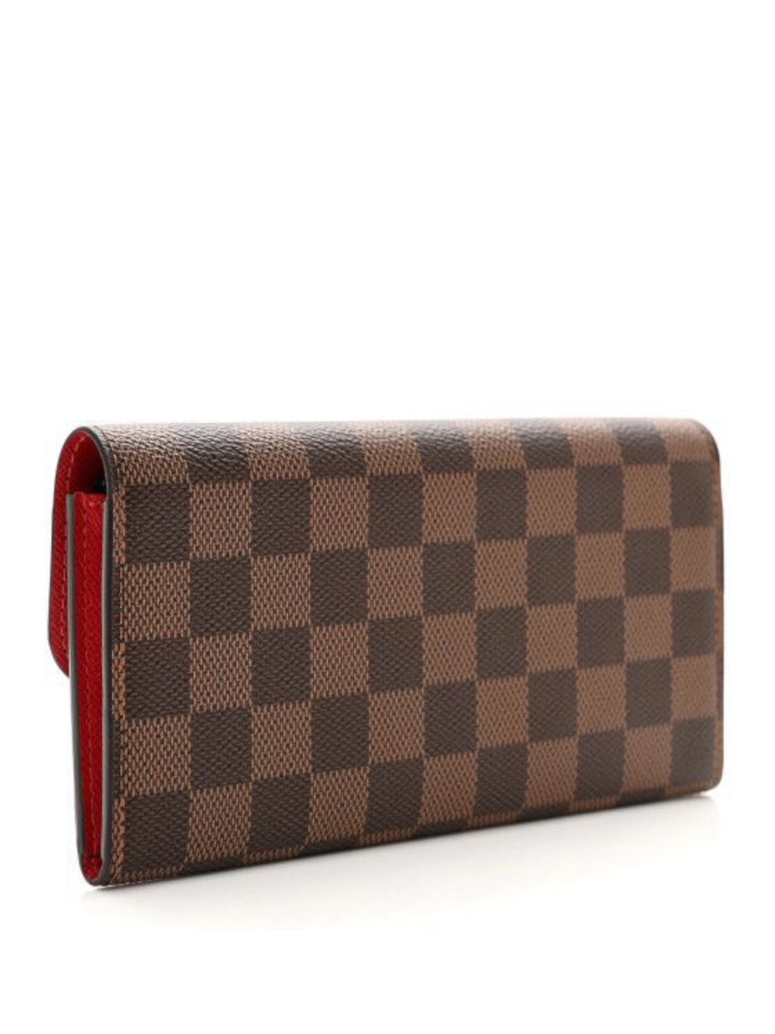 ⁦Louis Vuitton Damier Ebene Emilie Wallet
+ Brand Box⁩ - الصورة ⁦2⁩