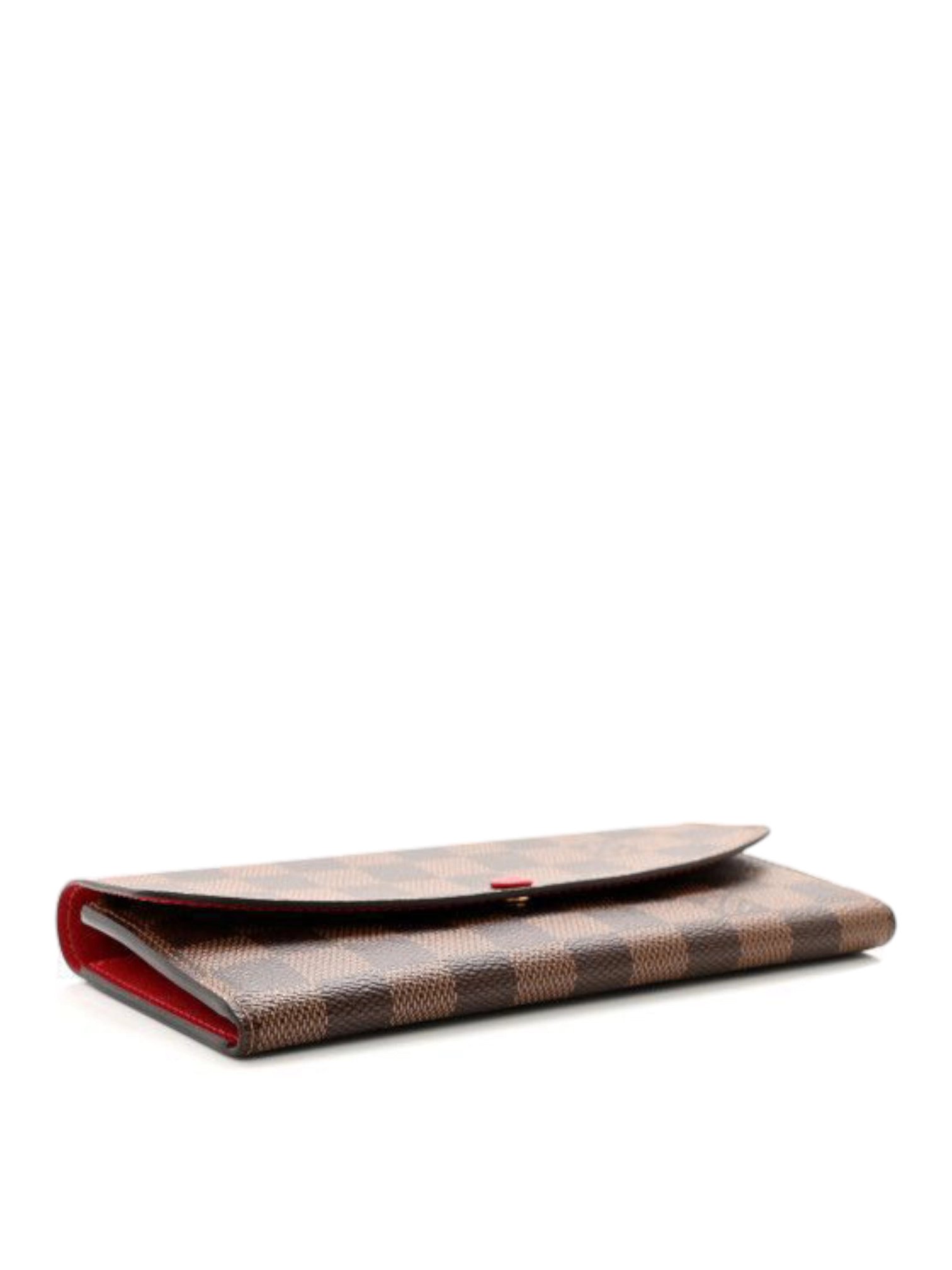 ⁦Louis Vuitton Damier Ebene Emilie Wallet
+ Brand Box⁩ - الصورة ⁦3⁩