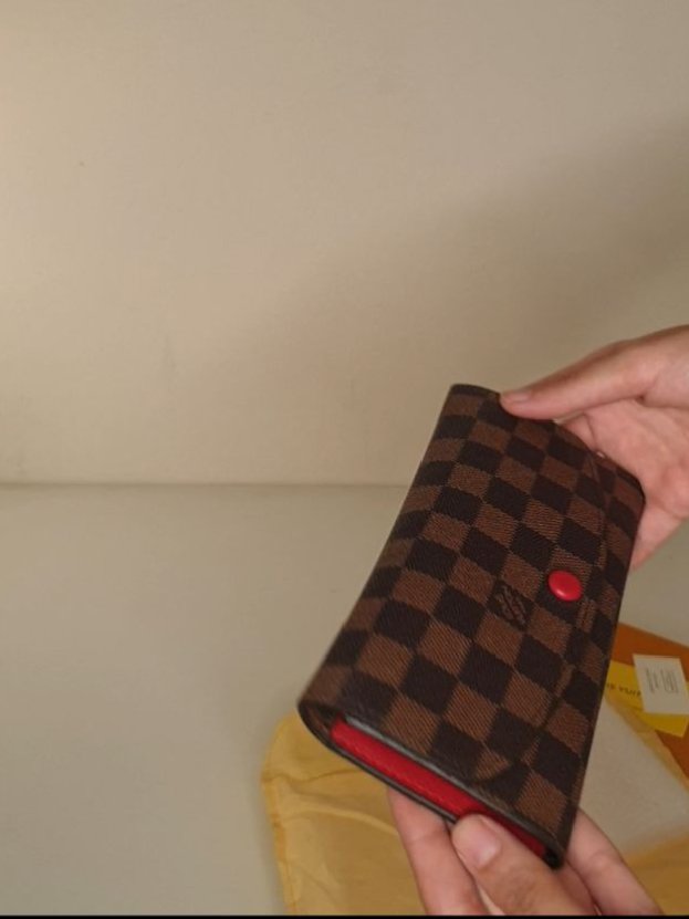 ⁦Louis Vuitton Damier Ebene Emilie Wallet
+ Brand Box⁩ - الصورة ⁦11⁩